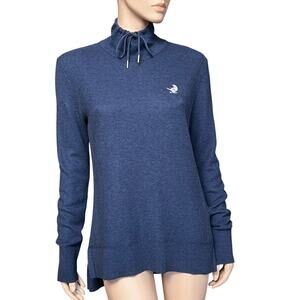 NEW KJUS Cotton/Cashmere Blend Sweater Size S Ultra Stretch Long Sleeves